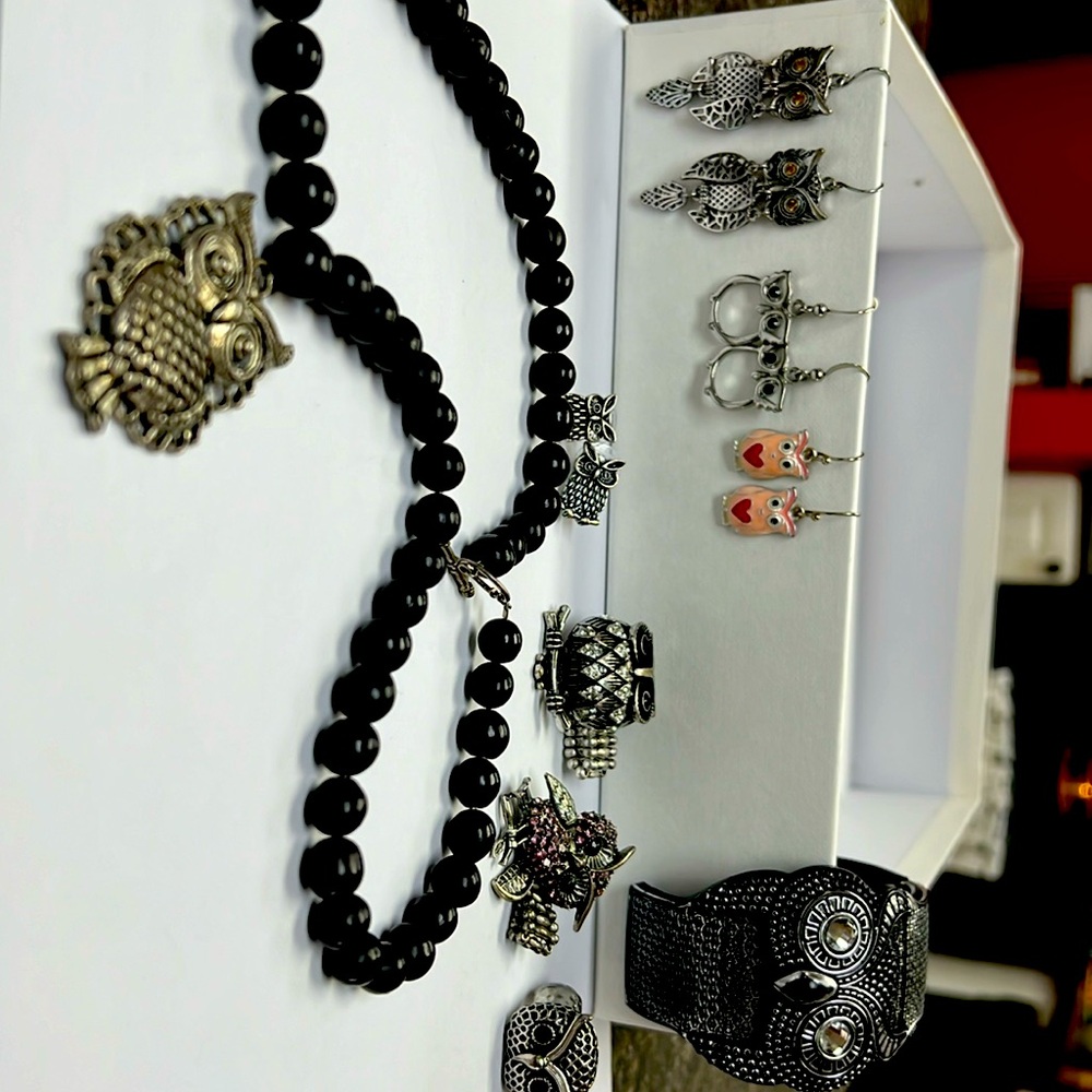 Owl jewelry bundle